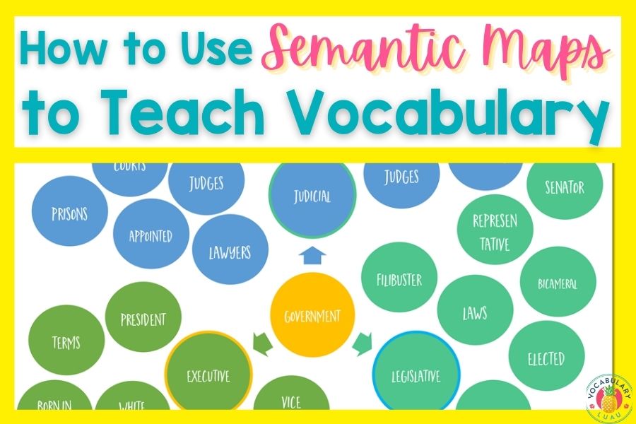 How To Use Semantic Maps For Teaching Vocabulary Vocabulary Luau   How To Use Semantic Maps For Teaching Vocabulary 