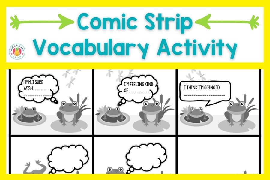 comic-strip-vocabulary-activity-vocabulary-luau